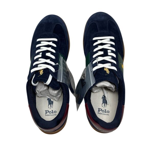 Polo Ralph Lauren Sneakers Mens 13 Blue Heritage Aera Suede‎ Sneakers Gold Pony main image 13